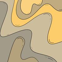 abstract art image with the beauty of wave movements like brown and grayish ocean currents vector