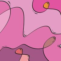 abstract cartoon art image with wave movements like ocean currents that dominate the purple and unique color vector