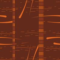 a seamless pattern with abstract lines and a brown background vector