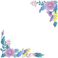 Floral Decorative Boder and Design Element vector