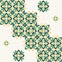 Oriental Geometric Mandala Ornament Motif on Abstract Orientation with Stroke Textured vector