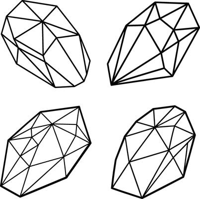Geometric Infused Futuristic Technology Art