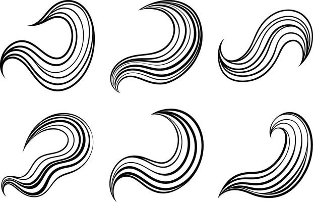 Smooth and Elegant Curve Line Art Collection