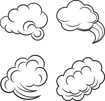 Curve Line Art Elegant Flowing Collection vector