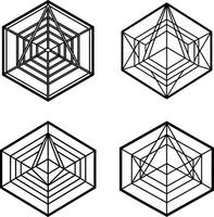 High End Futuristic Design with Digital and Geometric Lines vector