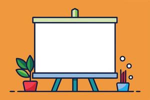 A empty Picture Frame Illustration for Design Projects vector
