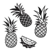 Pineapple Shape Design Elements vector