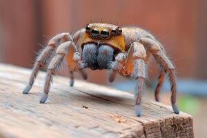 A spider with a big head and eyes photo