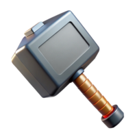 serene classic Thor's Hammer, Mjolnir, high resolution png