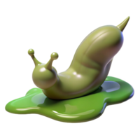 serene abstract A slug leaving a slime trail slime trail removed in post high quality png