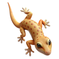 wonderful abstract A gecko climbing on a surface surface not visible high resolution png