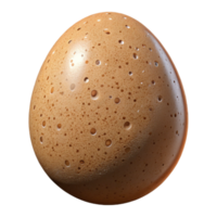 standout renaissance One brown speckled hen's egg NO BACKGROUND with Transparent Background. high resolution png