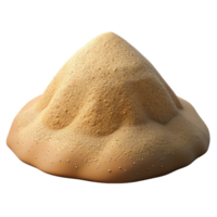 vibrant avant-garde Small pile of sand NO BACKGROUND with Transparent Background. flawless png