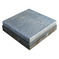 majestic art deco Concrete slab, textured surface finish, NO BACKGROUND with Transparent Background. ultra HD png