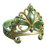 sumptuous abstract A single, intricate elven tiara with delicate filigree. NO BACKGROUND with Transparent Background. flawless png