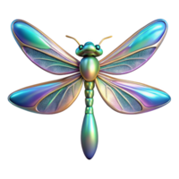 mesmerizing coveted Dragonfly, iridescent wings, delicate body NO BACKGROUND with Transparent Background. png