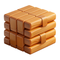 gorgeous urban Stack of lumber NO BACKGROUND with Transparent Background. 4K png