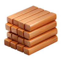 peaceful magnificent Stack of lumber NO BACKGROUND with Transparent Background. refined png