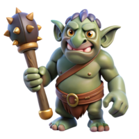 serene memorable Troll hand, large, gnarled, holding a club NO BACKGROUND with Transparent Background. png