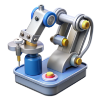 radiant romantic rustic Robotic surgical tool with precision instruments NO BACKGROUND with Transparent Background. top-tier png