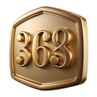notable elegant House number plaque, brass, engraved, NO BACKGROUND with Transparent Background. genuine png