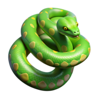 sumptuous coveted A slithering green tree python, NO BACKGROUND with Transparent Background. png