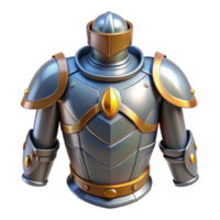 splendid joyful futuristic A suit of armor NO BACKGROUND with Transparent Background. luxury png