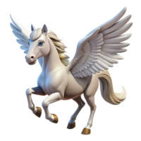 splendid creative A majestic pegasus, wings spread wide. NO BACKGROUND with Transparent Background. exclusive png