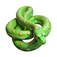 stunning exemplary A slithering green tree python, NO BACKGROUND with Transparent Background. png