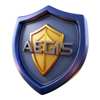 spectacular celebrated Aegis, shield of Zeus, protective symbol, NO BACKGROUND with Transparent Background. png