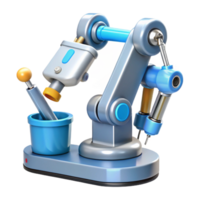 spectacular energetic organic Robotic surgical tool with precision instruments NO BACKGROUND with Transparent Background. professional png