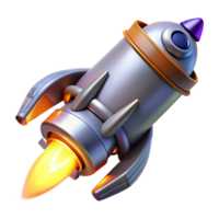 serene mysterious industrial Spaceship engine nozzle with glowing plasma exhaust NO BACKGROUND with Transparent Background. 4K png
