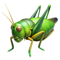 splendid rare A photorealistic image of a grasshopper NO BACKGROUND with Transparent Background. png