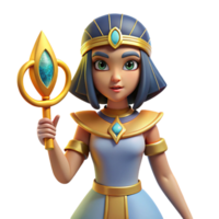 iconic minimalist Isis, Egyptian goddess of magic, NO BACKGROUND with Transparent Background. authentic png