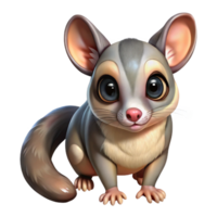 striking remarkable A drawing of a sugar glider NO BACKGROUND with Transparent Background. png