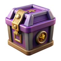 vibrant victorian Pandora's Box, mythical artifact, source of evils, NO BACKGROUND with Transparent Background. elite png