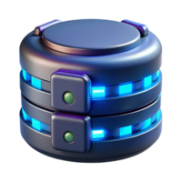signature art deco Futuristic data storage device with blinking lights NO BACKGROUND with Transparent Background. high quality png
