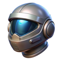 stunning unparalleled Sci-fi helmet, visor down, futuristic design, metallic, NO BACKGROUND with Transparent Background. png