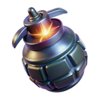 hypnotic dynamic abstract Plasma grenade, glowing, sparking, NO BACKGROUND with Transparent Background. precision png