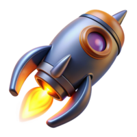 mesmerizing surreal Spaceship engine nozzle with glowing plasma exhaust NO BACKGROUND with Transparent Background. expertly shot png
