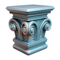 glorious iconic Sketch of a decorative molding NO BACKGROUND with Transparent Background. png