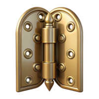 majestic dynamic urban Door hinge, brass, decorative, NO BACKGROUND with Transparent Background. precision png