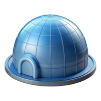 standout bohemian Blueprint of a monolithic dome NO BACKGROUND with Transparent Background. 8K png