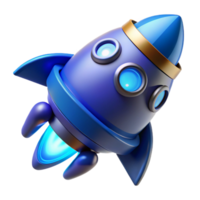radiant exceptional Spaceship thruster, glowing blue, detailed mechanics, NO BACKGROUND with Transparent Background. png