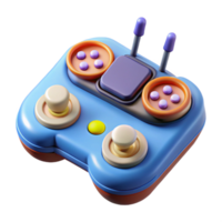 immaculate whimsical gothic Drone remote control, joystick NO BACKGROUND with Transparent Background. professional png