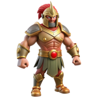 stunning ethereal surreal Ares, God of War, armored and ready for battle, NO BACKGROUND with Transparent Background. high resolution png