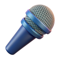 wonderful standout A floating, abstract microphone with detailed grill. NO BACKGROUND with Transparent Background. png