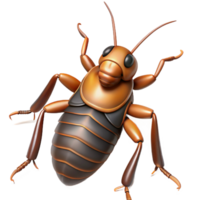 striking distinguished A hissing cockroach, NO BACKGROUND with Transparent Background. png