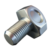 passionate exquisite A single bolt, metallic with a hexagonal head. NO BACKGROUND with Transparent Background. precision png