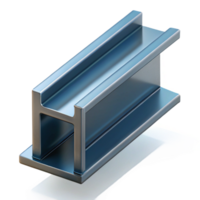 magnificent whimsical renaissance Steel I-beam, construction element, NO BACKGROUND with Transparent Background. genuine png